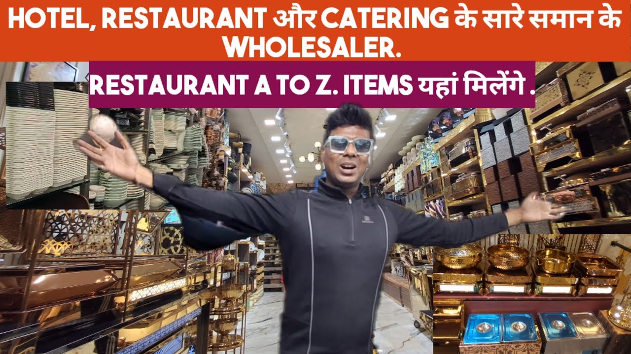 Restaurant, hotel,catering crockery wholesaler in Delhi.