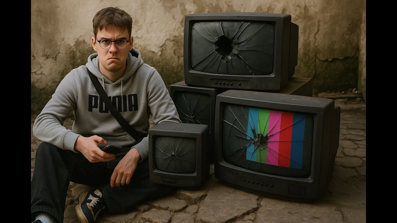 Tym razem ŻADEN TELEWIZOR U POPEJA NIE DZIAŁA - test CRT ale pech