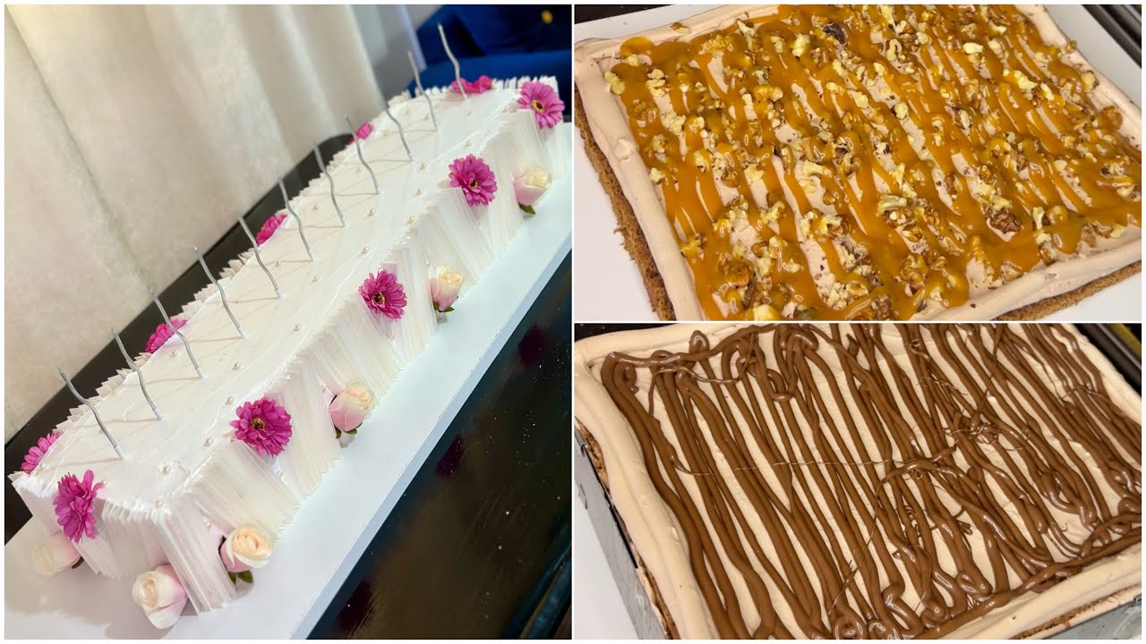 #الكيك الايطالي لي راه تراند و داير حالة فالاعراس الجزائرية بكامل التفاصيل لأكثر من مئة شخص🎂