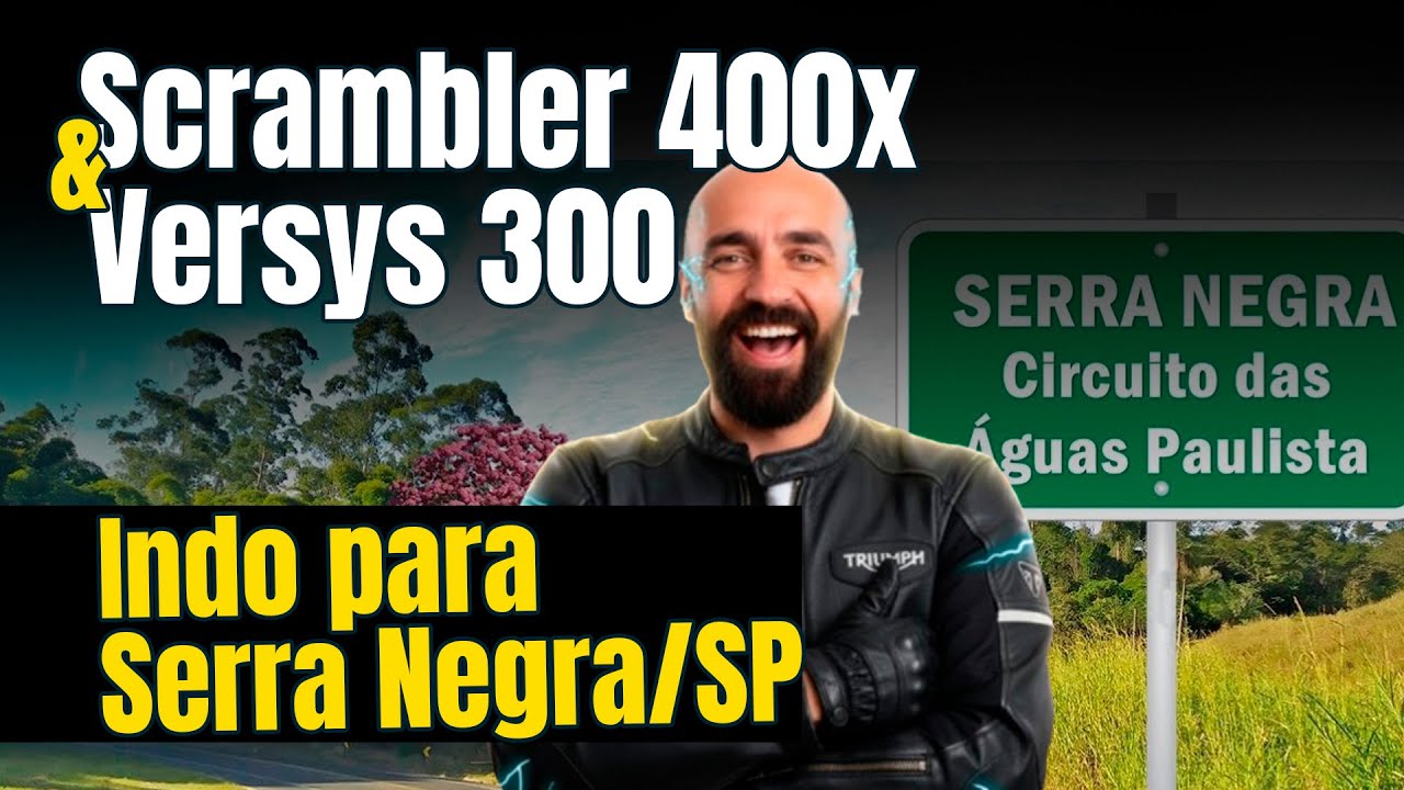 Versys 300 + Scrambler 400X: Domingo, café e estrada.