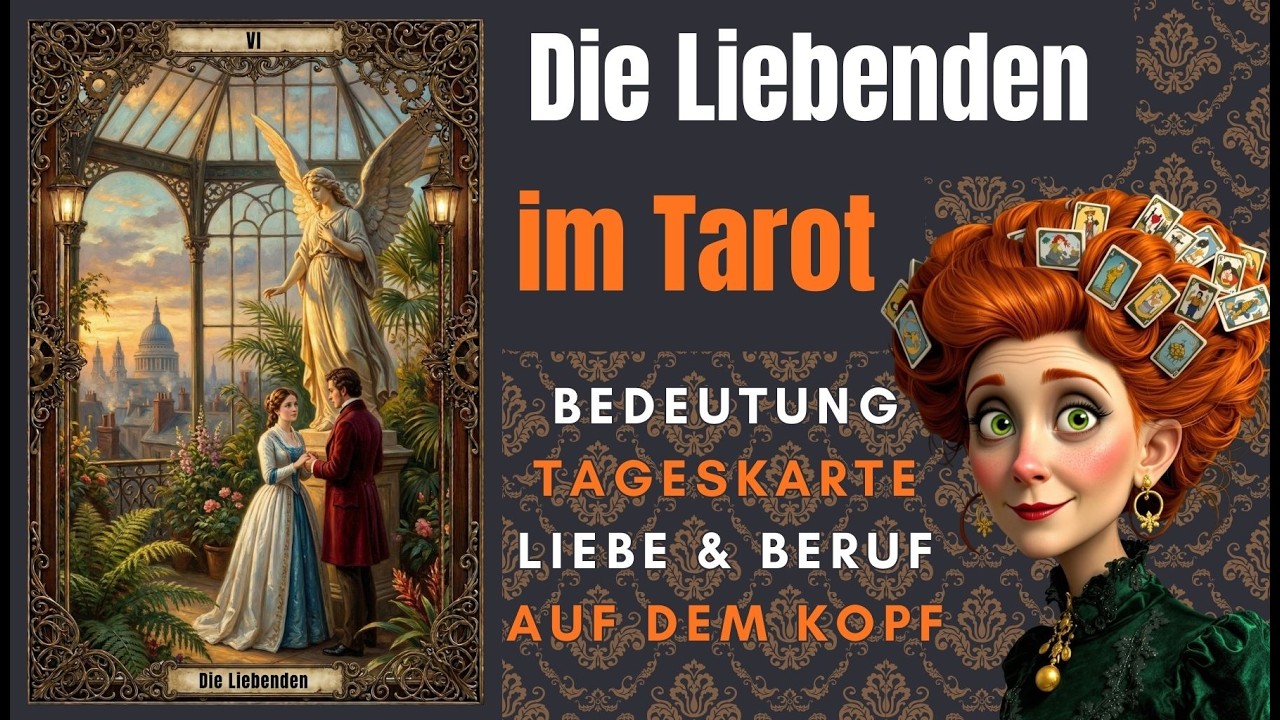 Die Liebenden im Tarot - Bedeutung in Beruf & Liebe, als Tageskarte + auf dem Kopf