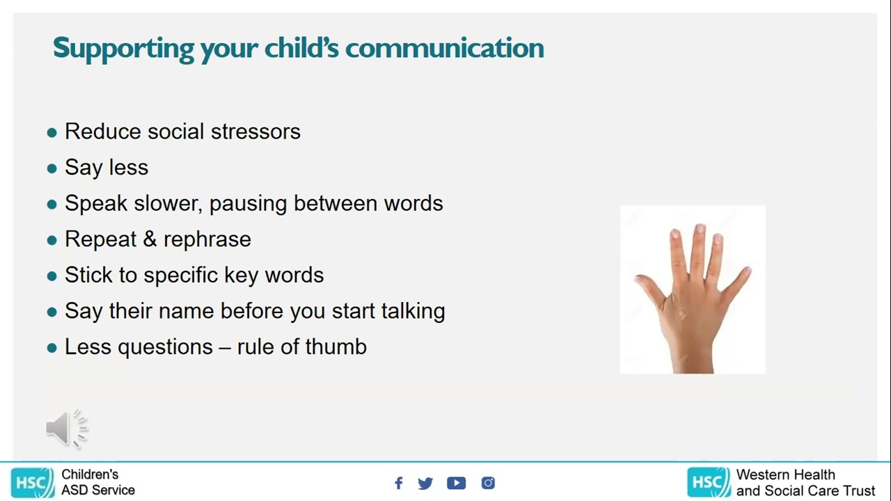 Children and Young People's Autism Service | Post Diagnostic | Tier 1 | Social Communication