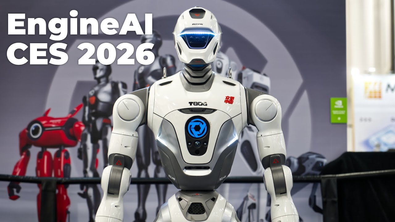 EngineAI T800 Humanoid Robot at CES 2026