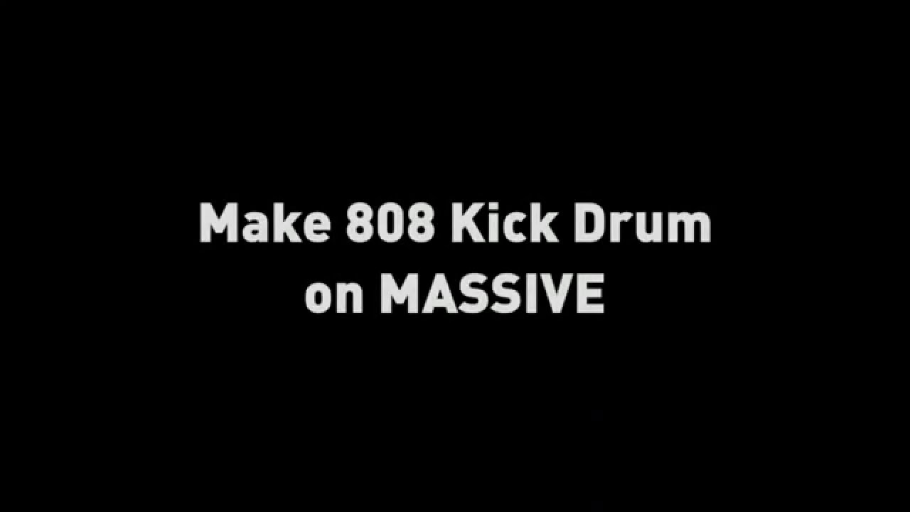 Create 808 Kick on Massive