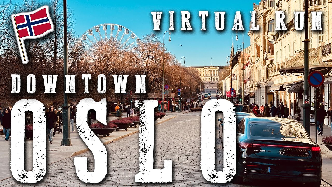 🆃RE🅰DMILL | Virtual 🆁un - OSLO - NORWAY #treadmill #virtualrun #run