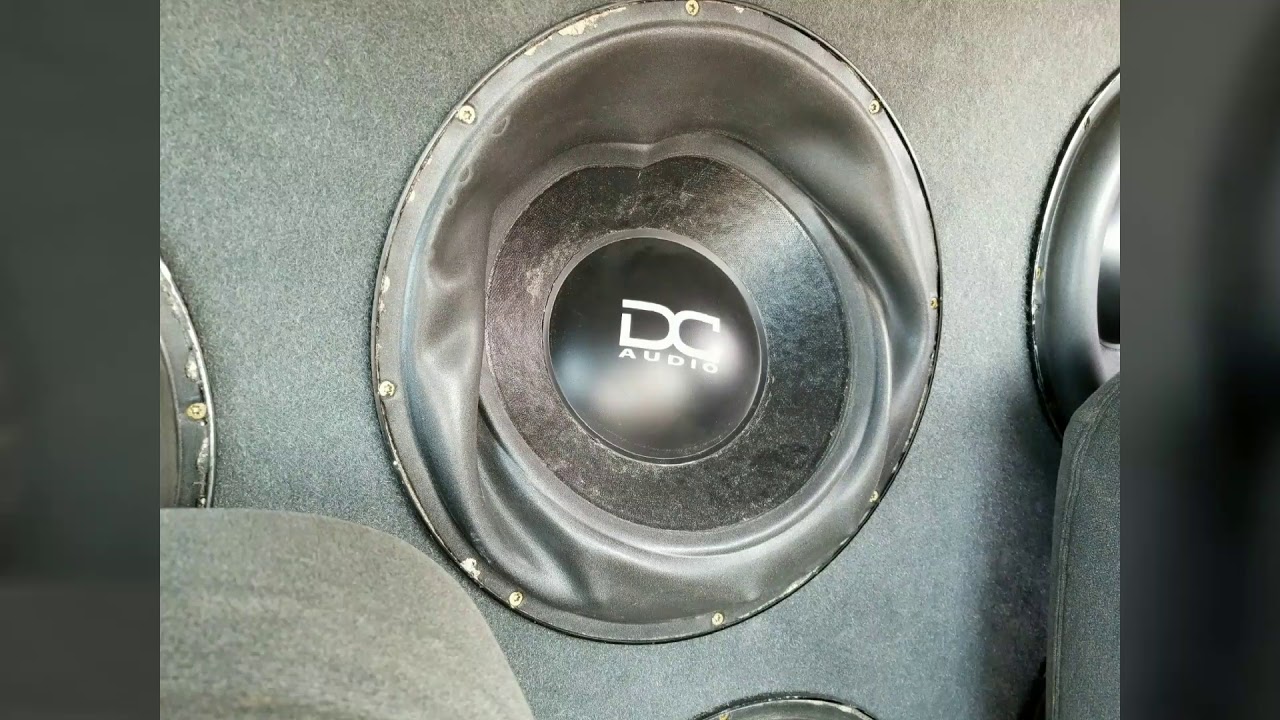 Demo Destroys Subwoofer! (ORIGINAL VIDEO) (SLOW MOTION)