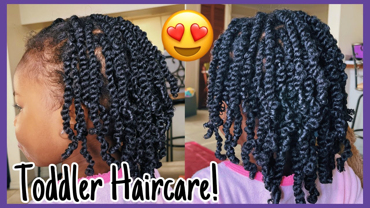 Mini Twists on My 3yr old’s Natural Hair | Easy Toddler Styles for Hair Growth