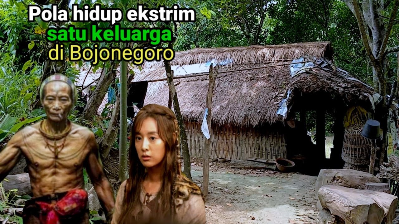 VIRAL_Keluarga tanpa tetangga bagai kehidupan primitive ekstrim asing dalam hutan Bojonegoro.