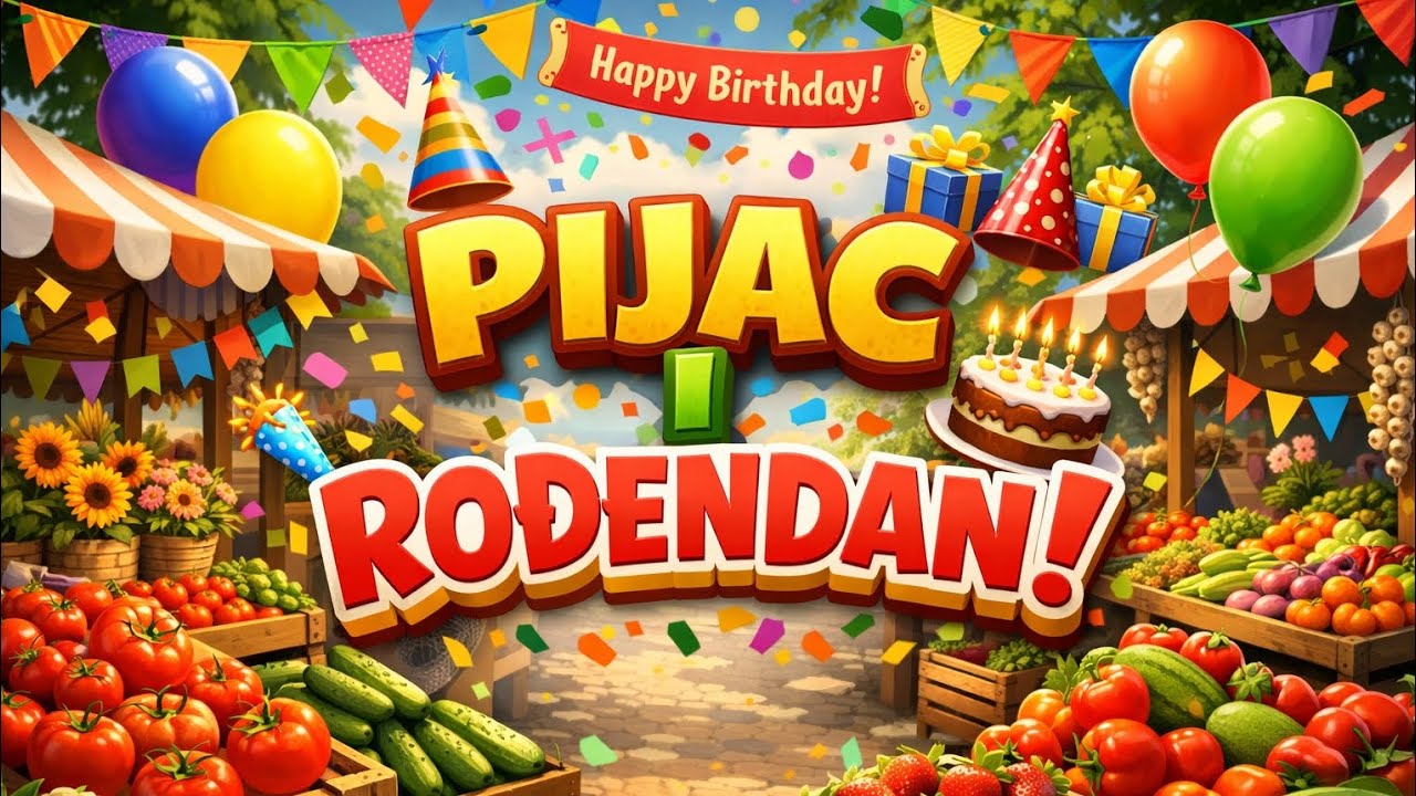 ROĐENDAN I PIJAC *brat se napio*