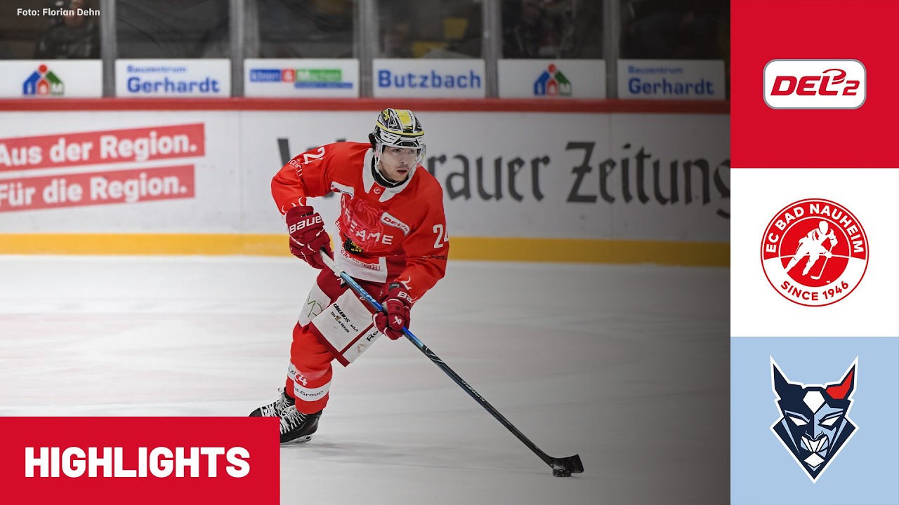 DEL2: EC Bad Nauheim vs. Blue Devils Weiden 4. Spiel | Highlights