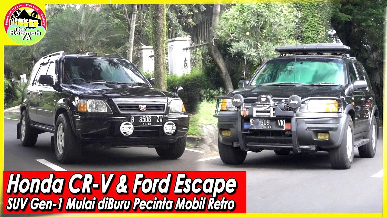 Nongkrong Bareng SUV 1st GEN Enthusiast, HONDA CR-V & FORD ESCAPE Mulai diBuru Pecinta Mobil Retro