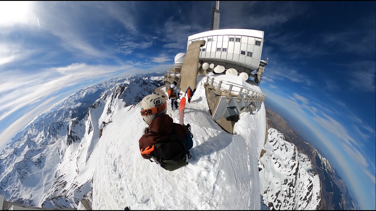 Descenso Pic du Midi de Bigorre - Snowboard freeride - 03/2026