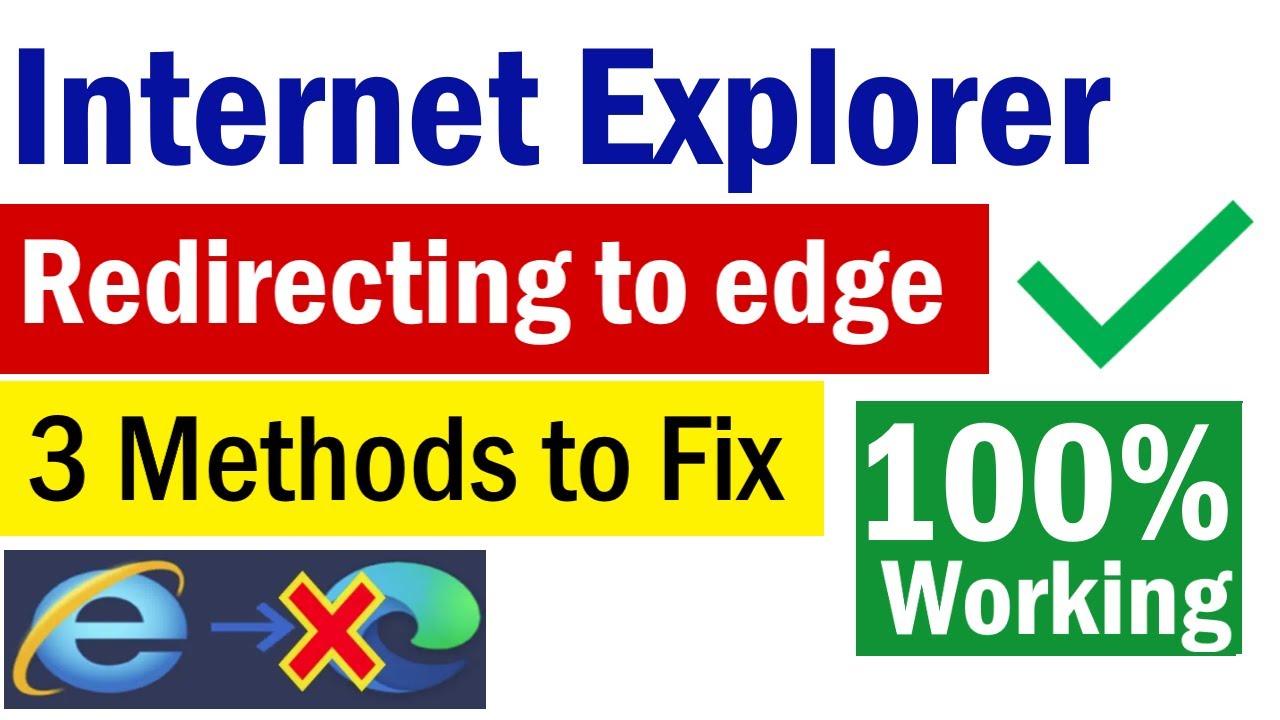 Internet Explorer Open But Opens Microsoft Edge | How To Open Internet Explorer Without Edge 2023