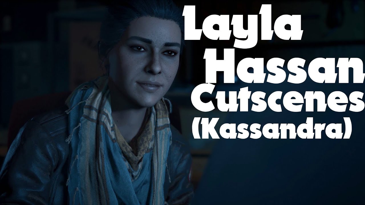 Layla Hassan All Cutscenes - Assassin's Creed Odyssey (Kassandra)