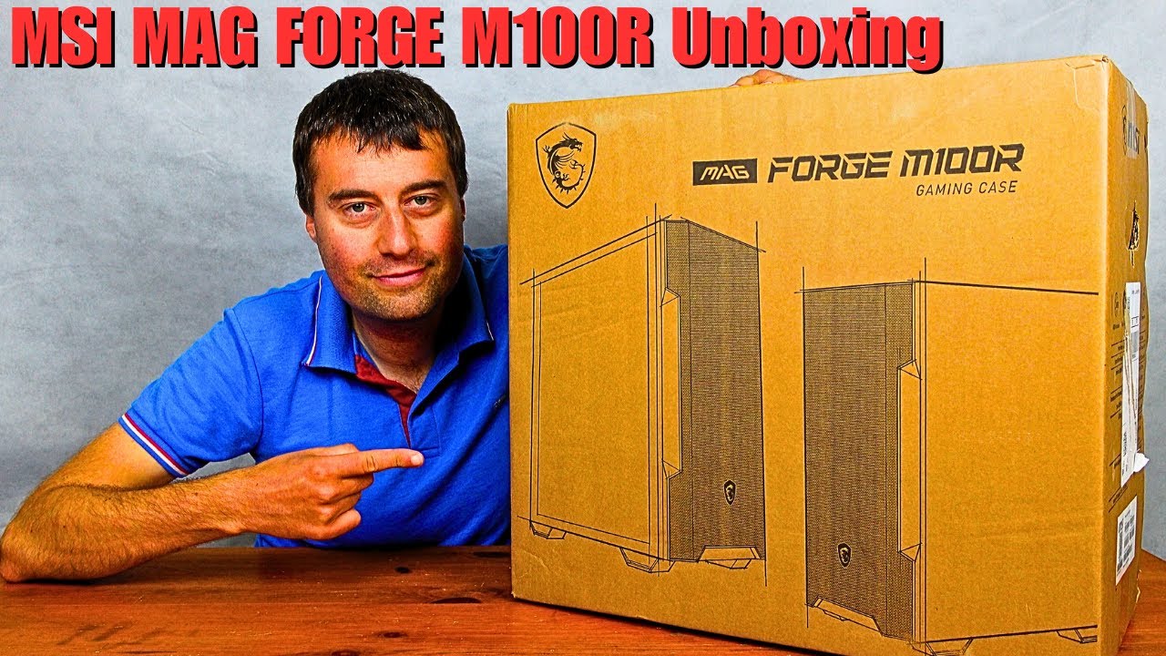 MSI MAG Forge M100R Unboxing & Overview - Best Budget MATX Case?