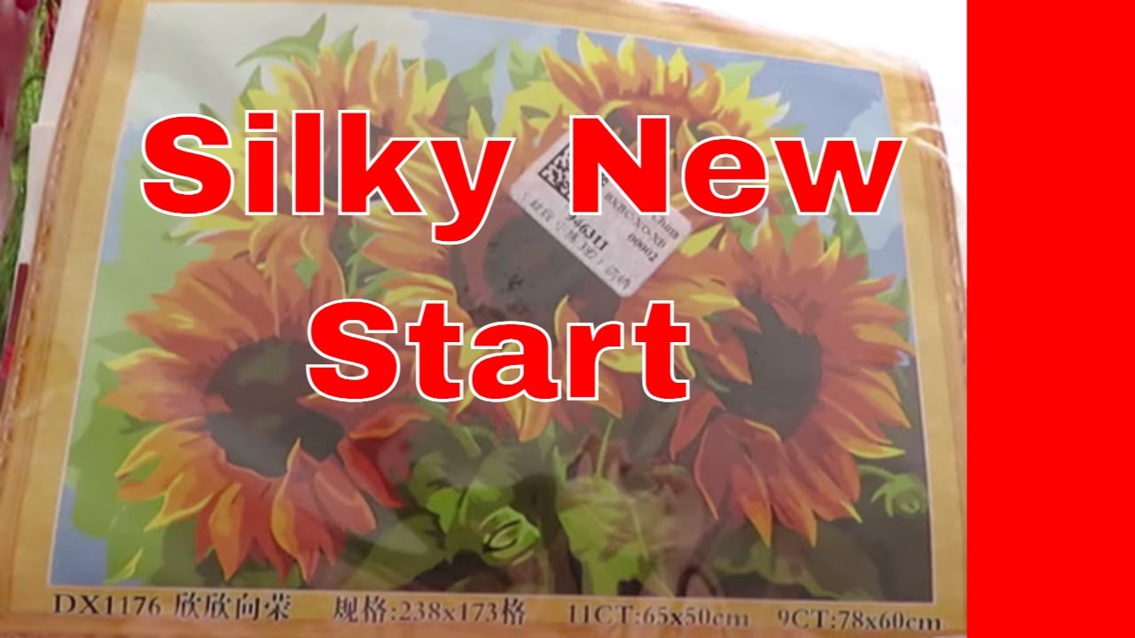 Week In Stitches #19 Silky Sunflowers New Start #fansells #silk