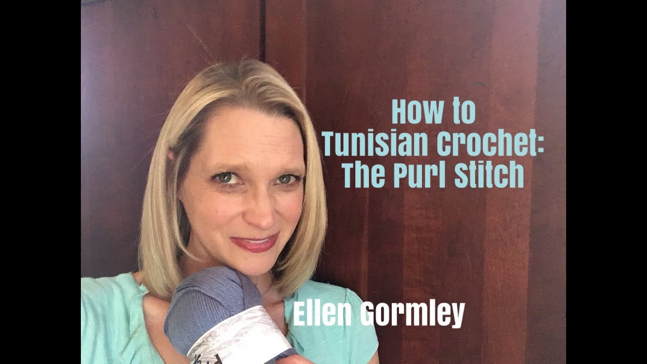 How to Tunisian Crochet: The Purl Stitch