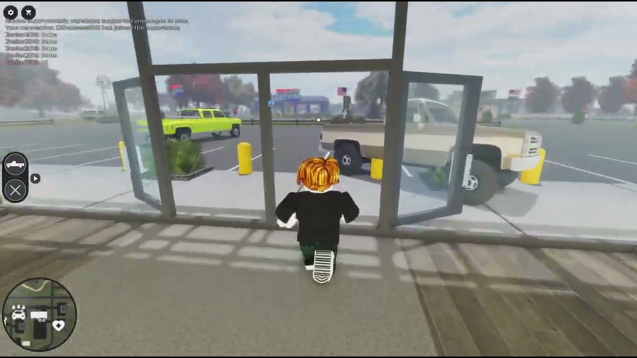 New square body truck. In bed cover. In APM. Roblox.