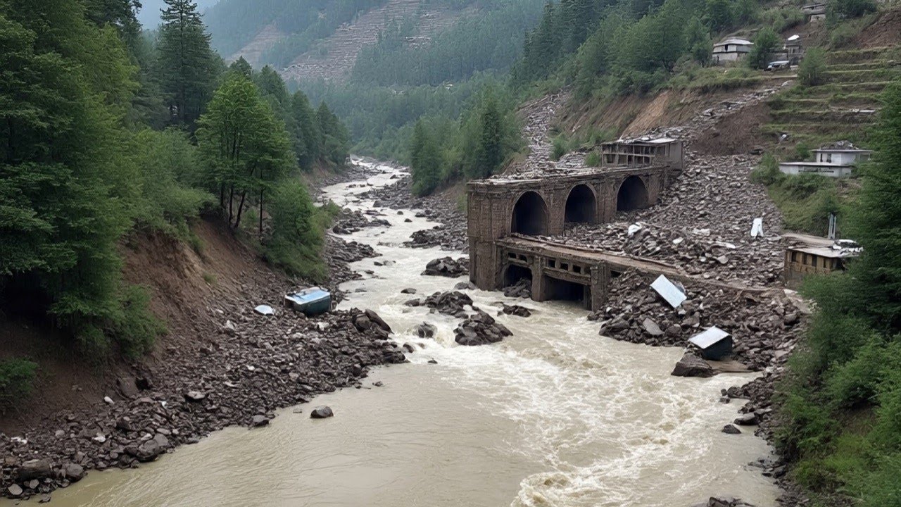 Kashmir Flood 2025 | Jammu Flood 2025 | Jammu Kashmir Flood Alert | Jammu Tawi Bridge Flood
