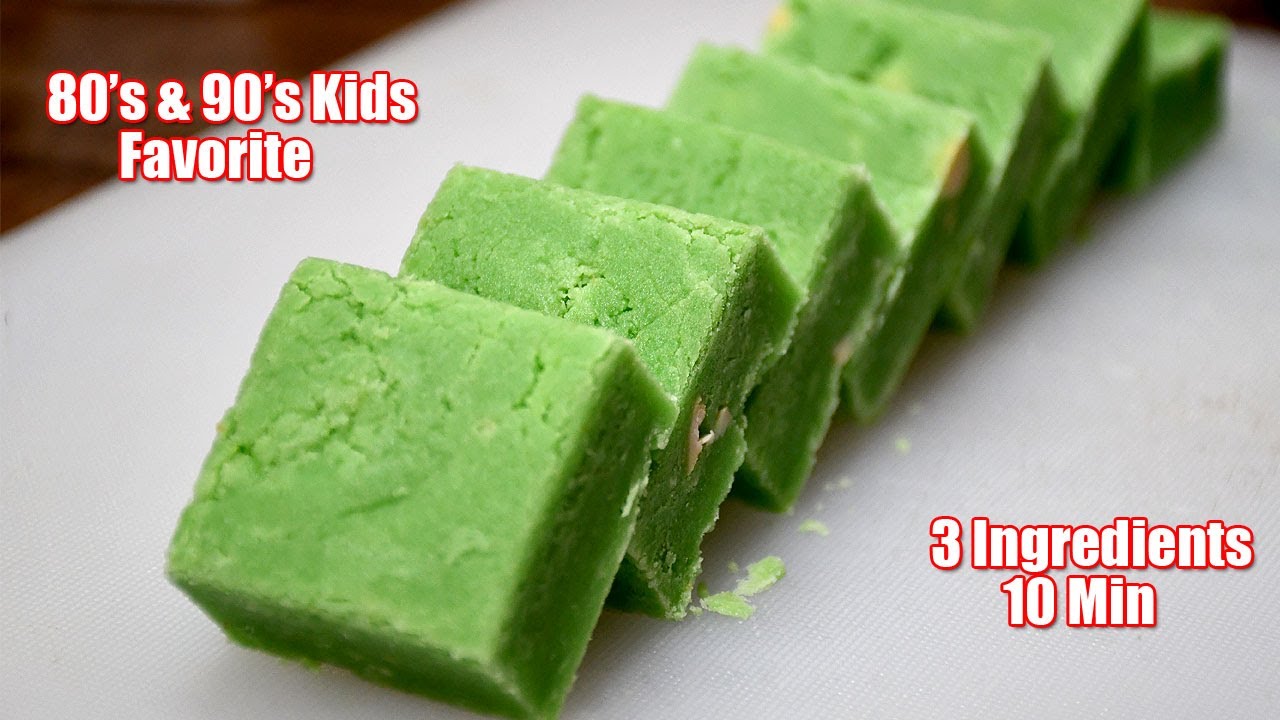 80, 90களில் பிரபலமான பஞ்சு போல ருசியான 👌😋வெண்ணிலா பர்பி-80's & 90's Kids Favorite Vanilla Burfi