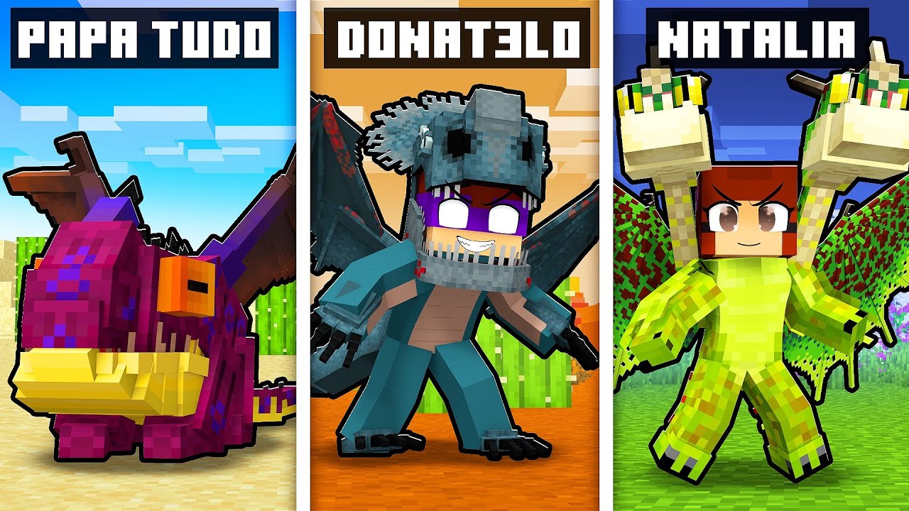 MINECRAFT... MAS TEMOS RA&Ccedil;AS do Drag&atilde;o M0RTE RUBRA &lsaquo; DONAT3LO &rsaquo;