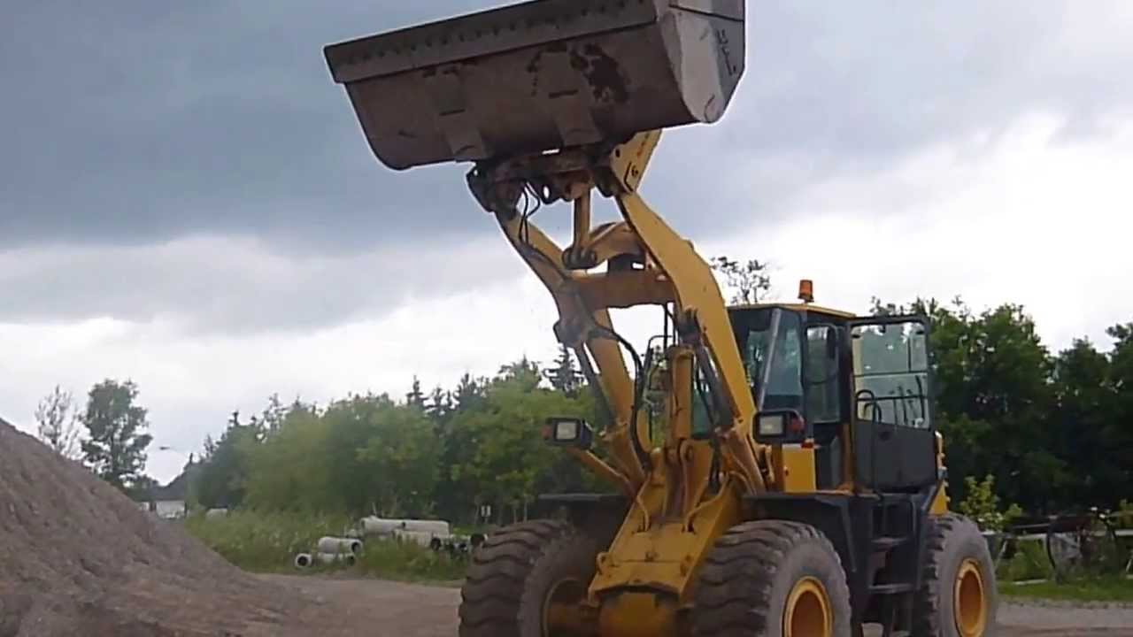 Burton Excavating Komatsu WA 380-3 Loader Working   ((Sold))