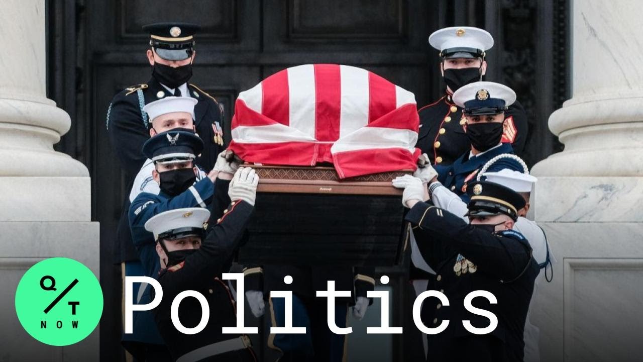 Military Honor Guard Carries Ginsburg Casket Out of U.S. Capitol After Lying in State