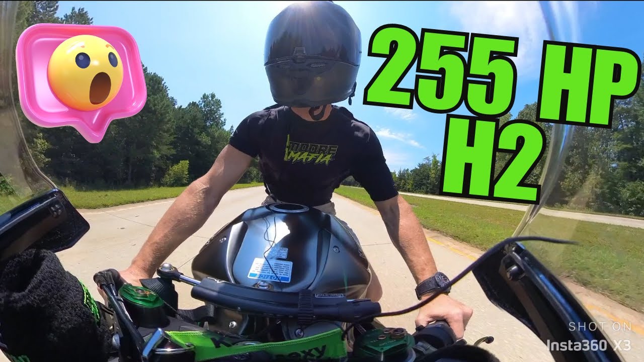 STOCK BOOST RECORD for Kawasaki Ninja H2... 255 HORSEPOWER!!!!