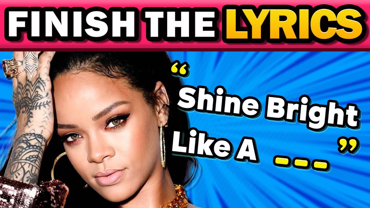 Finish the Lyrics Challenge: 2010s Hits Edition! 🎵 Can You Complete the Song? ✨