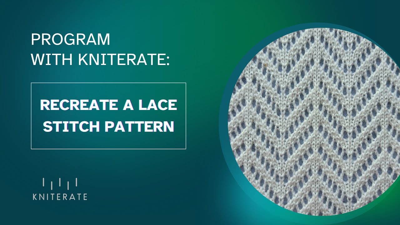 Recreating lace pattern