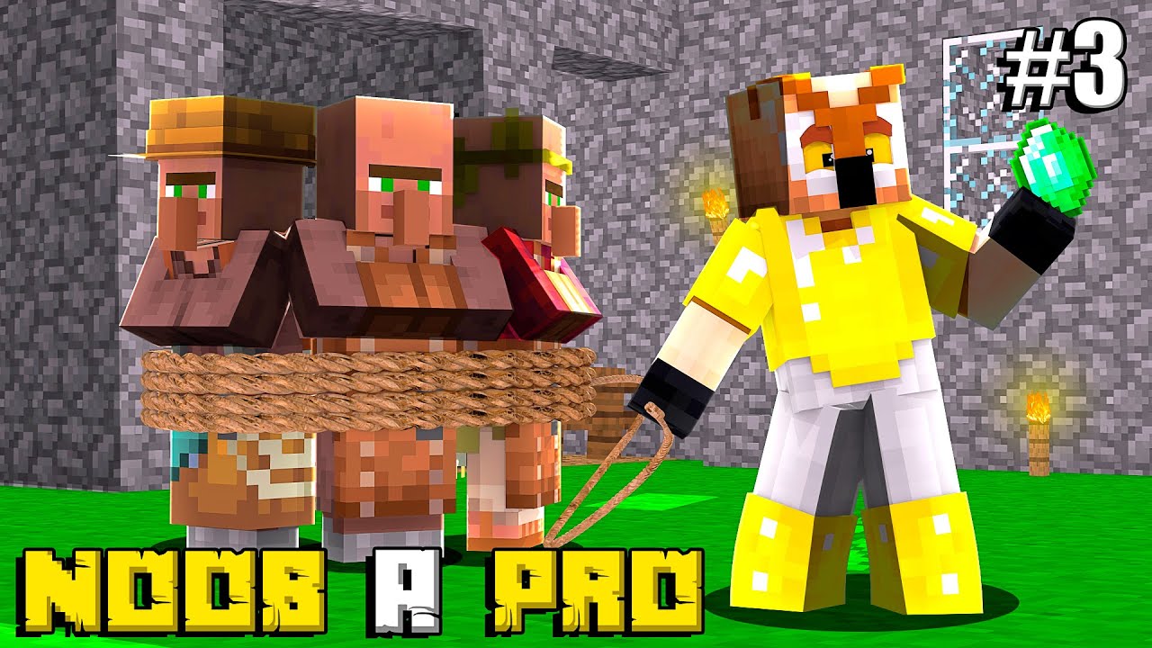 DE NOOB A PRO #3 SECUESTROS Y EMPEZAMOS LA CASA | MINECRAFT FARGAN