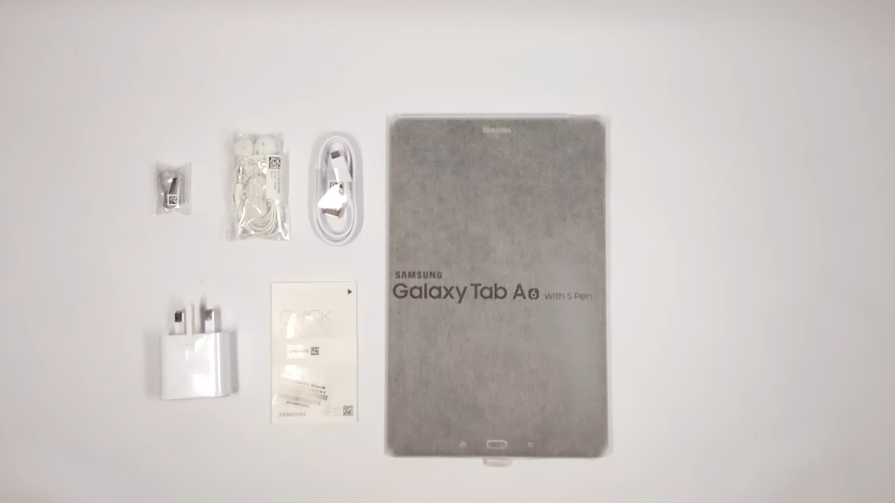 [Unboxing] 2016 Samsung Tab-A with S-Pen
