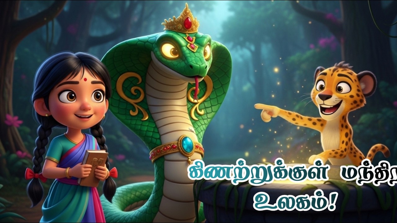 கிணற்றுக்குள் மந்திர உலகம்! | நாகராஜா மற்றும் மீனா | Tamil Magical Kids Story | Fun Toon House