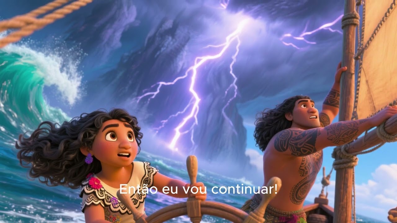 MOANA - O Coração do Mar l Conto de Fadas l História Contada l Princesas