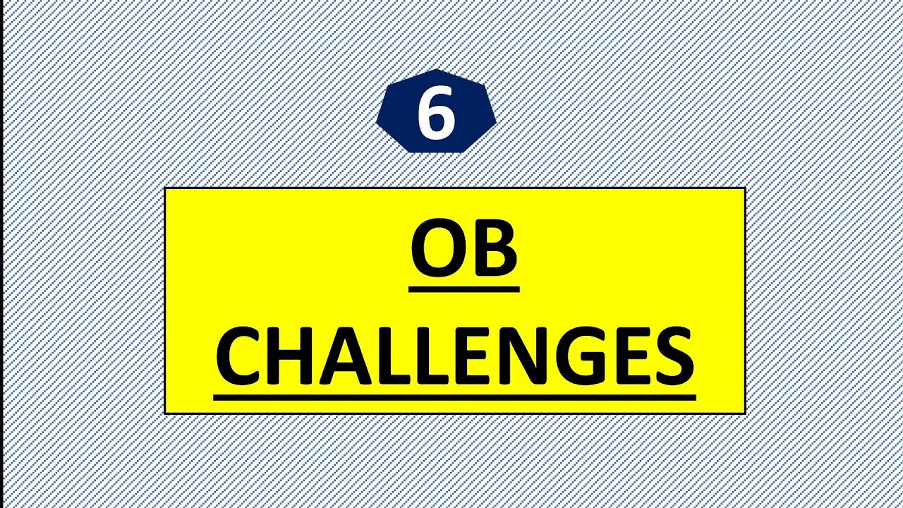 6. Challenges of OB | Organisational Behavior | Rishu Udit