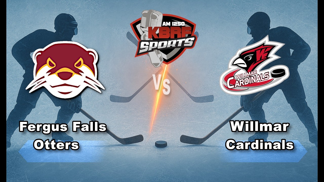 Fergus Falls Otters vs. Willmar Cardinals - Boys Hockey - February 9th - KBRF Sports