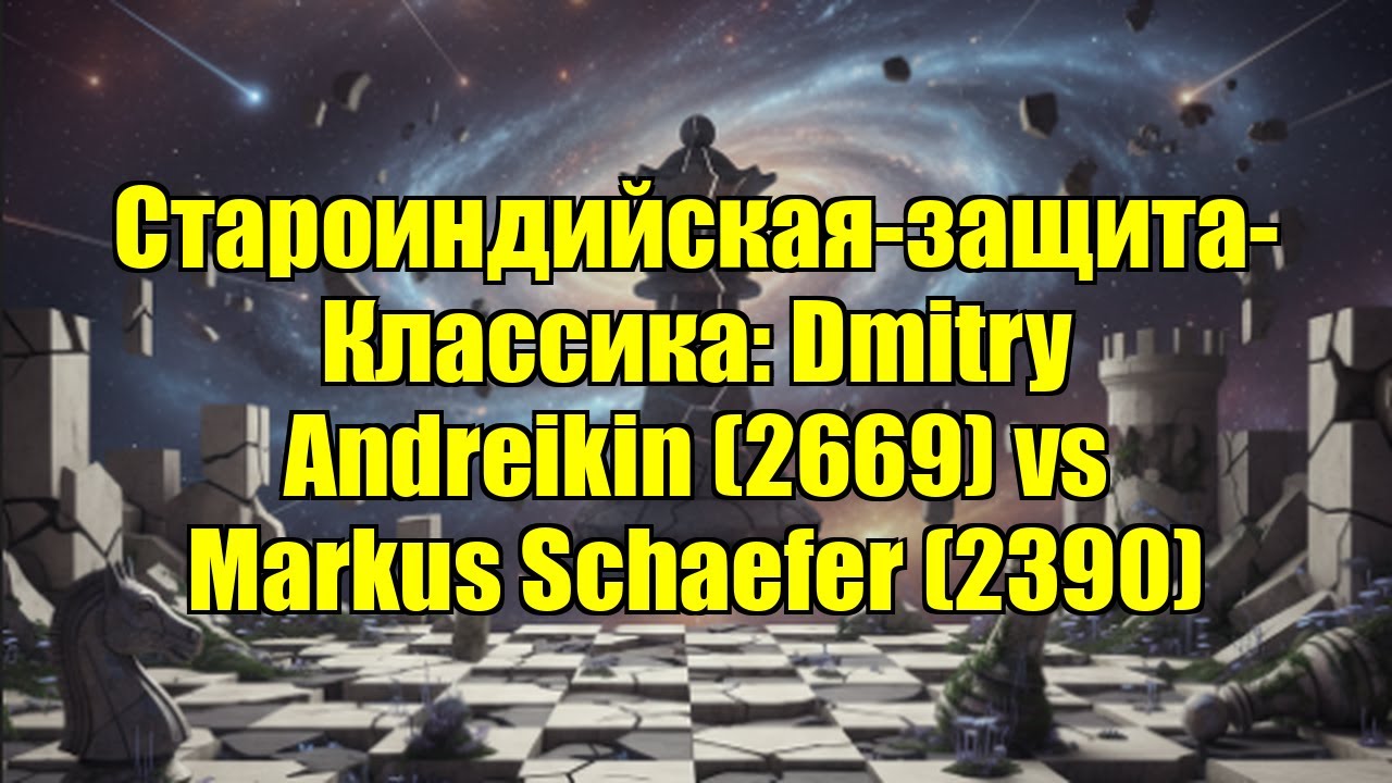 Староиндийская-защита-Классика: Dmitry Andreikin (2669) vs Markus Schaefer (2390)