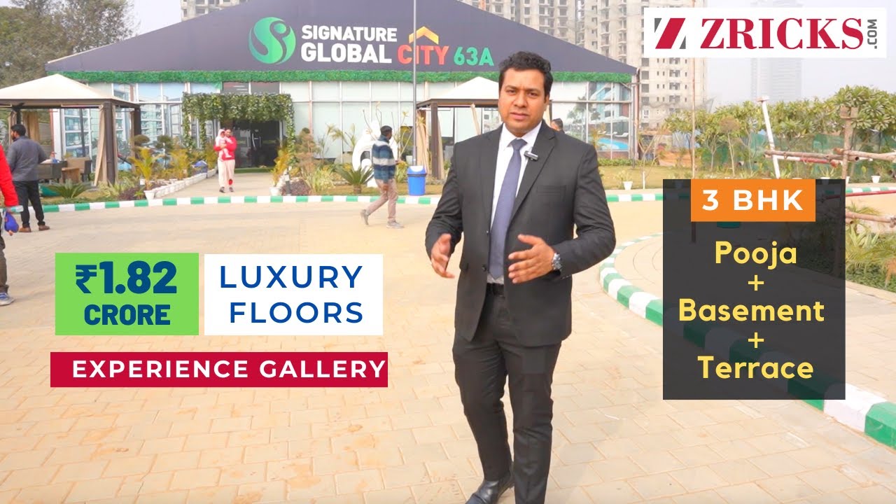 ₹1.82 cr 🧩 Signature Global City 63A ♻️ 2/3 BHK Luxury Floors on Golf Course Extn. Road in Gurgaon
