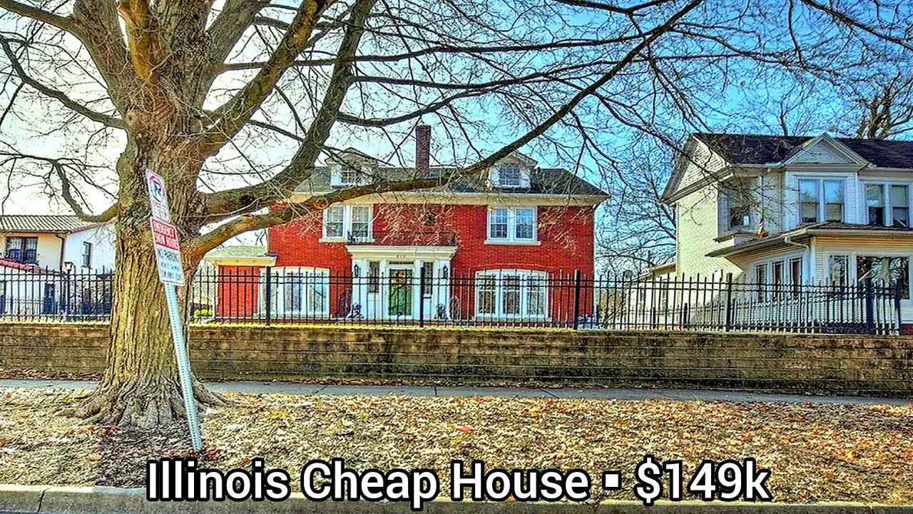 Недорогие дома в Иллинойсе на продажу | 149 тыс. долларов | 10&nbsp;454 кв. фута | Недорогие старые до...