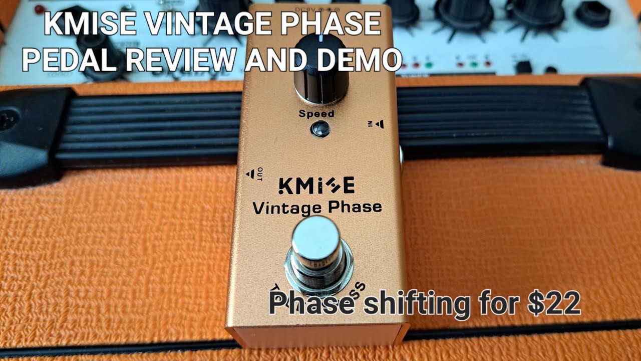 Kmise Vintage Phase Pedal Review and Demo