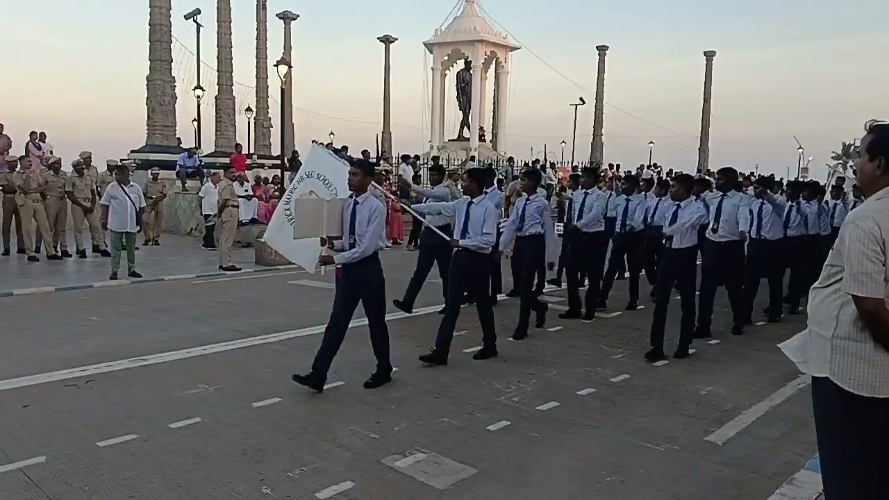Puducherry white House🤍 students parade on August 15 