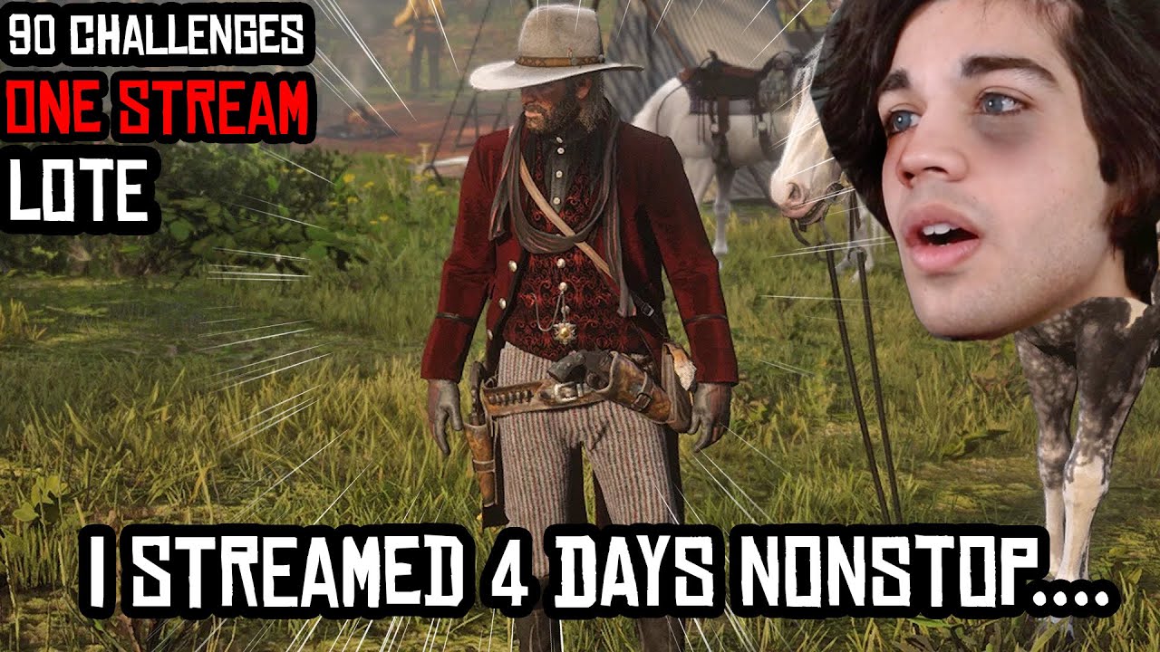 I Streamed 4 days nonstop until I got Legend Of The East in Red Dead Redemption 2
