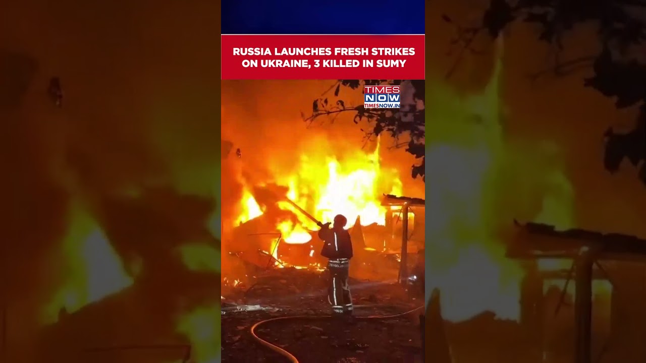 Russian Strike In Ukraine's Sumy Kills Three | Russia-Ukraine War Update #shorts