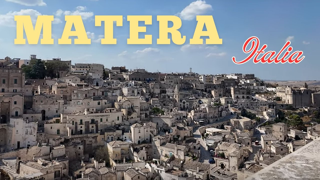 MATERA// ITALIA// 4K, WALKING TOUR - SUMMER 20-08-2025