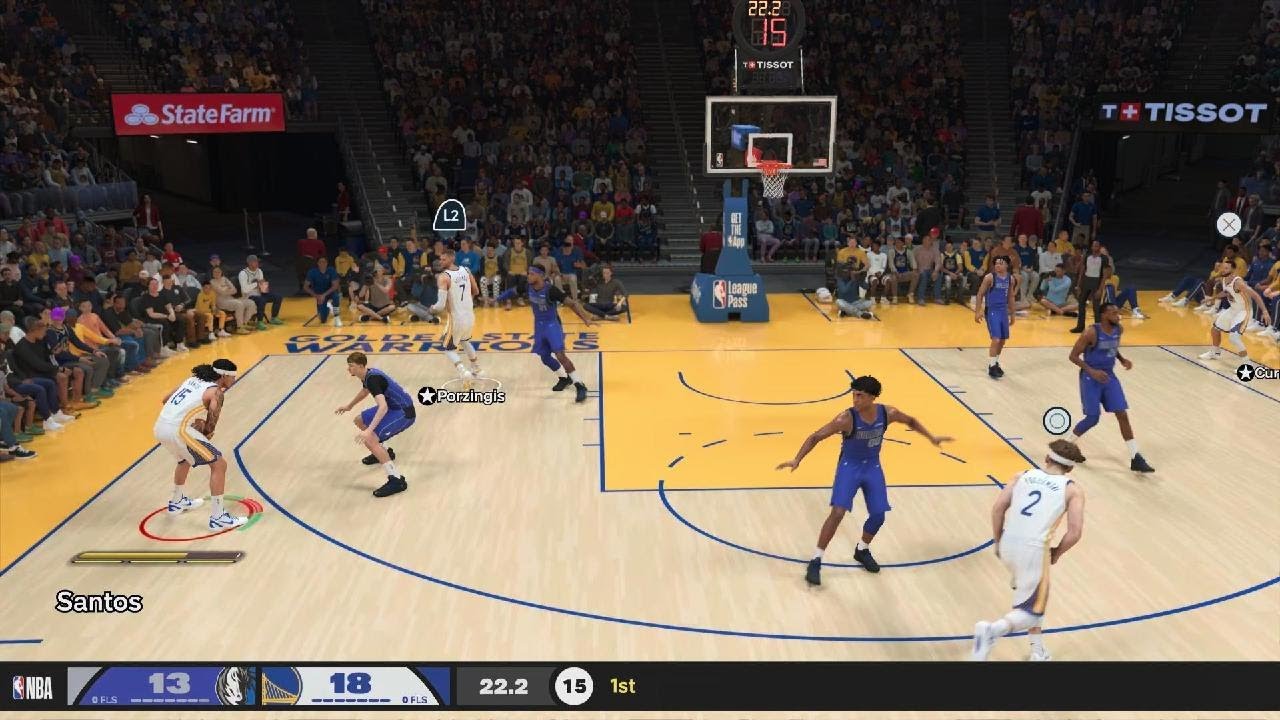 NBA 2K26 GOLDEN STATE VS  Dallas  Legends  pick rool
