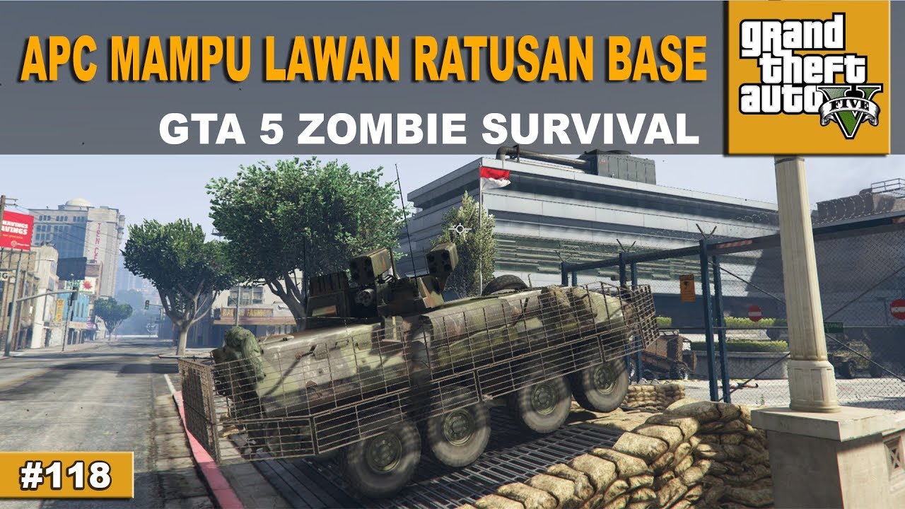 GTA 5 ZOMBIE SURVIVAL - REBUT APC DARI MERRYWEATHER #118