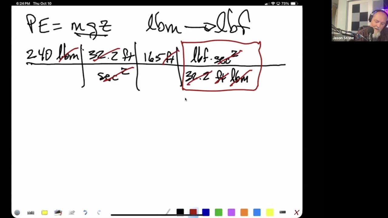 Potential and Kinetic Energy and gravitational constant
