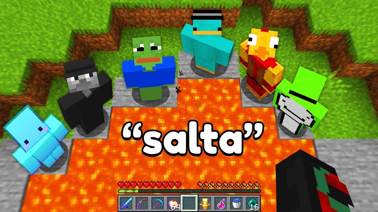 Minecraft pero Youtubers me Controlan Por 24 Horas...