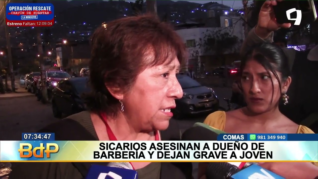 Atacan a balazos una barbería en Comas: propietario falleció y uno de los clientes resultó herido