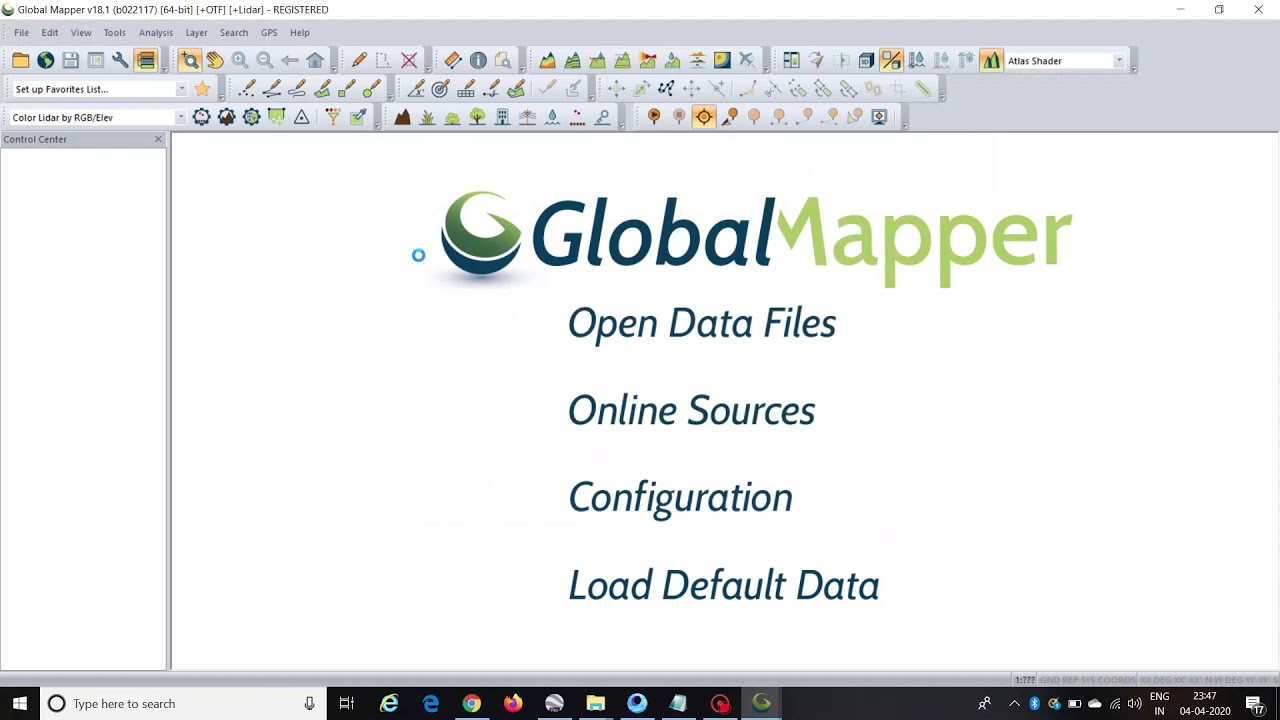 How to create contour by Global Mapper & Export to CADD Drawing